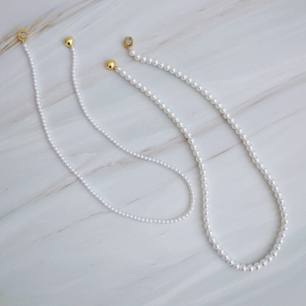Endless Style Magnetic Pearl Necklace Duo