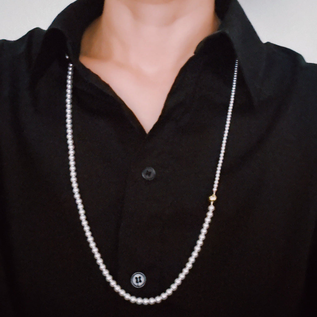 Endless Style Magnetic Pearl Necklace Duo